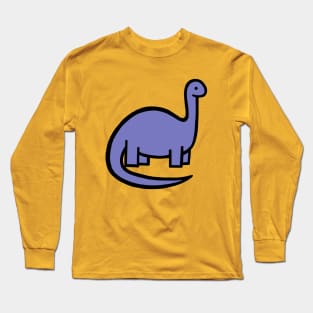 Periwinkle Blue Dinosaur Long Sleeve T-Shirt